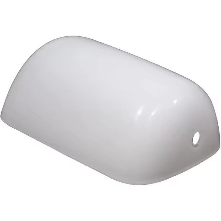 Lamp Shade For Desk Lampwhite 22.5 Cm Lampshade Replacement Glass Lamp Glass For Banker Lamp Table Lamp Shade For Desk Lamp - 1