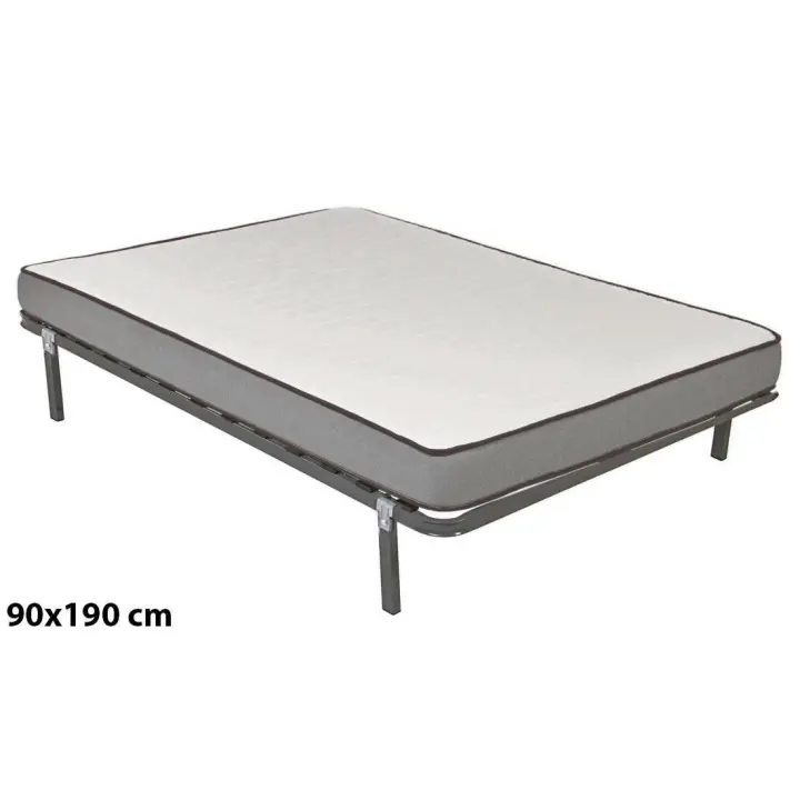 Somier de Laminas + Colchon Basic (90, 105, 135, 150 cm)     Saldos y Stocks - 1