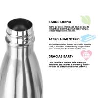 Botella De Agua De Acero Inoxidable BPA Libre Termo 500ml Cola Para Deporte Termo Doble Capa Aislada Vaciado De Frascos - details 10