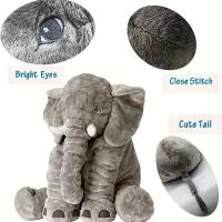Alfombra De Elefante De Peluche Suave Para Decoración De Habitación Regalo Ideal Para Cumpleaños Estilo De Sueño - details 6