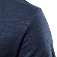 Camiseta De Algodón 100% Para Hombre Con Cuello En V Y Manga Corta Diseño De Moda Ajustada Top Masculino Transpirable Ligera Y De Secado Rápido - details 15