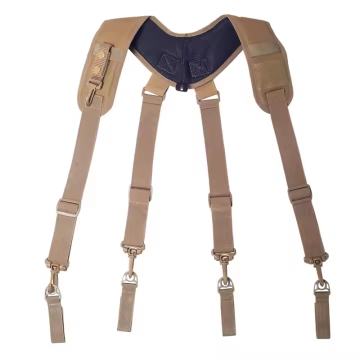 Suspenders Para Hombres Tipo Y Con Bolsa De Herramientas Reducción De Peso Correa Pesada Cinturón De Herramientas Suspenders - 1