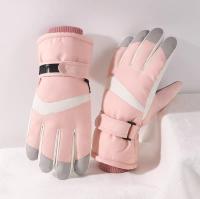 Guantes De Motocicleta Para Deporte Al Aire Libre Resistente Al Viento Impermeable Táctil De Piel De Oveja Gruesa Para Invierno Guantes De Escoba Unisex - details 7