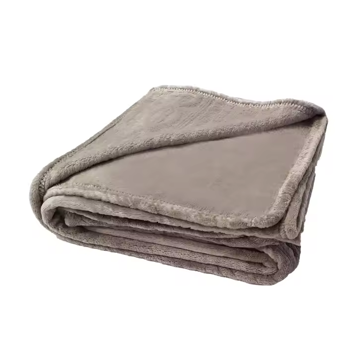 Manta Individual Gris Emboss 160x220 cm - 1