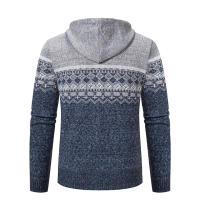 Chaqueta De Veludo Para Hombre Con Capucha Estilizada Casual Cierre De Cremallera Manga Completa Abrigo De Otoño E Invierno - details 6