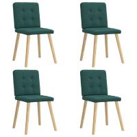 vidaXL Sillas de comedor giratorias 4 unidades tela en color Gris oscuro/Taupé/Azul y más | cómodas modernas ergonómicas para comedor cocina salón hogar - details 5
