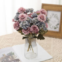 Bouquet De Pétalos Artificiales De Peonía Larga 34cm Para Decoración De Bodas Y Jardines Material Seda Uso En Eventos Y Adornos Domésticos - details 3