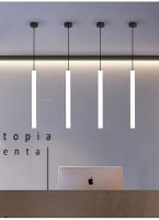 Lámpara Colgante LED De Estilo Minimalista 360° Para Sala De Estar Comedor Dormitorio Oficina Iluminación Ceilinadora Con Soporte Para Montaje En Casa - details 10