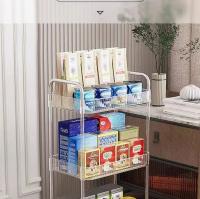 Carro De Acrílico Con Ruedas Ecológico De Tres Capas Para Almacenamiento En Sala De Estar Baño Capacidad Grande Organizador De Cosméticos Para Cocina Y Dormitorio - details 14