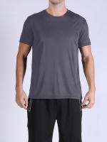 5PCS Camiseta Deportiva Para Hombre De Color Sólido Ultraligera Secado Rápido Transpirable Para Entrenamiento Fitness Running Gimnasio - details 10