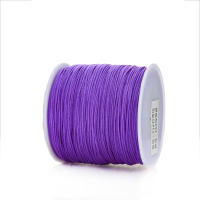 Hilo De Nylon 0.8mm 28 Colores Para DIY Hecho a Mano Cuerda Para Pulseras Collares Accesorios De Manualidades 100m/Roll - details 20