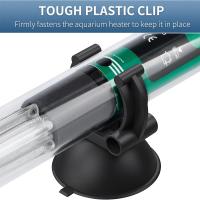 4Pcs Clip Para Calentador De Acuario Con Ventosa De 0.98 Pulgadas Clip Estándar Para Soporte De Varilla De Calentador Negro Para Tanque De Peces - details 2