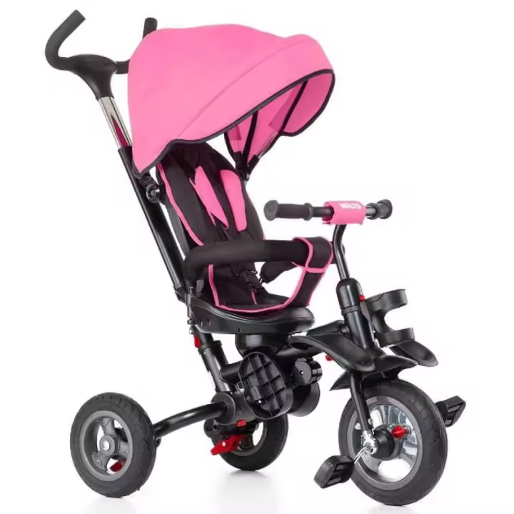 Triciclo Infantil Evolutivo Urban Trike Plegable Rosa Molto - 1