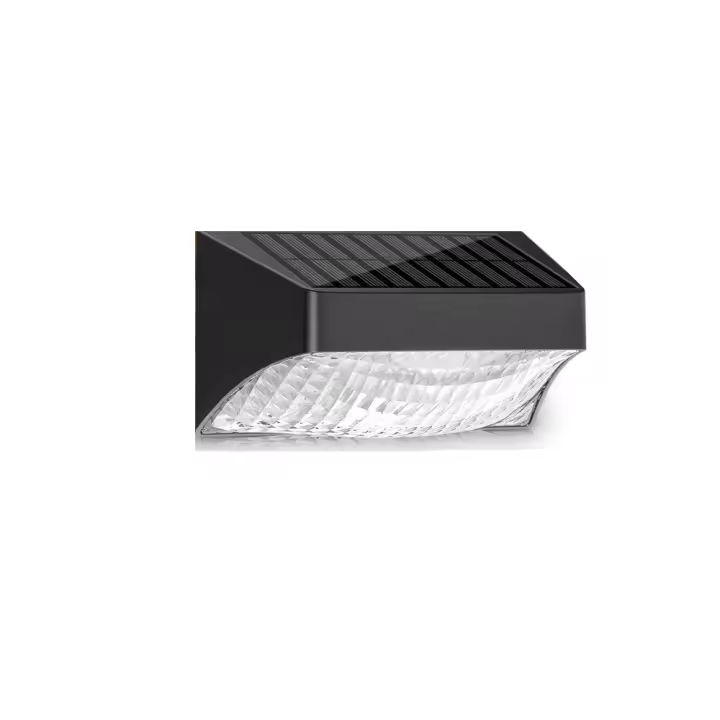 Coshano Pack de 4 Luces Solares LED para Exterior Blanca Cálida y RGB 10 colores - 1