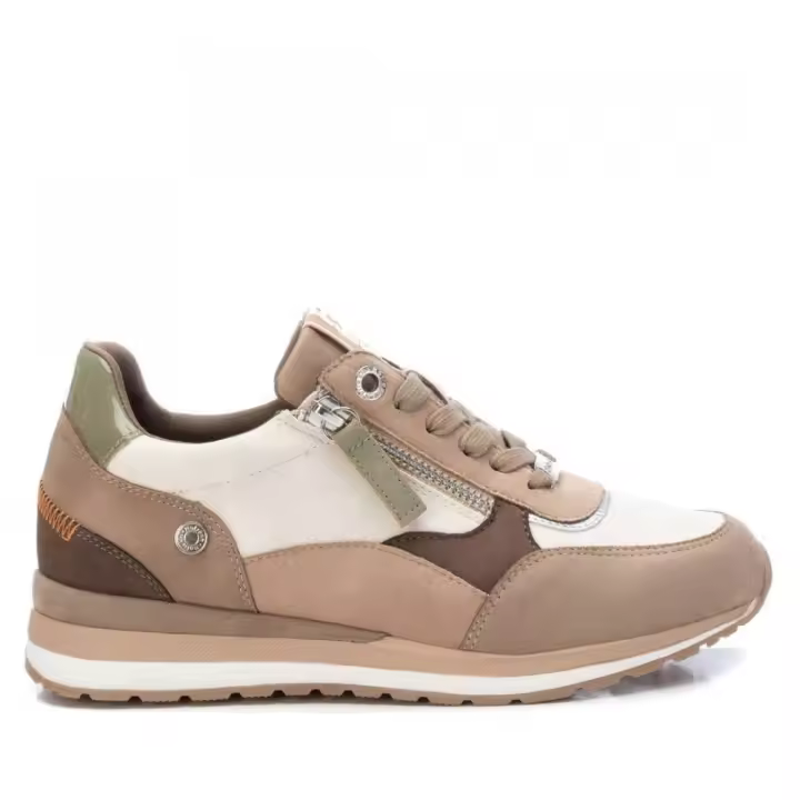 REFRESH 171401 03 Sneakers mujer 30743 23I CASUAL CORDON Y CREMALLERA BEIG - 1