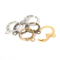 50pcs Gancho Para Pendientes Francés Redondo 13x15mm Base Para Clip De Oreja Accesorios De Metal Para Fabricación De Joyas DIY Componentes - details 5