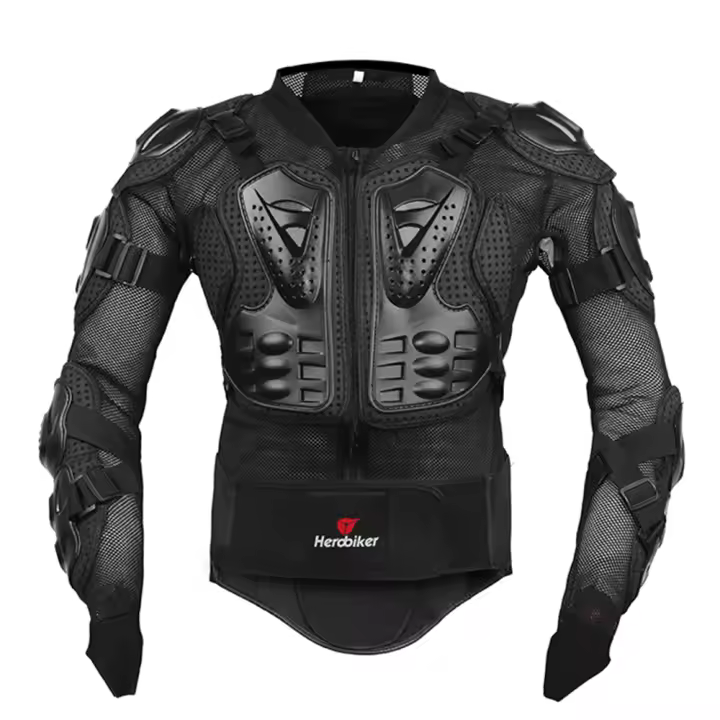 Chaqueta De Motocross HEROBIKER Para Hombre Con Armadura Protección Para Motocicleta Y Ciclismo Tallas S-5XL Material PP Y Nylon - 1