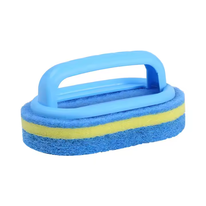 Cocina, bañera, Limpiador de unodoro, Cuchillo de Esponja multiusos con mango ergonómico - 1