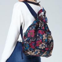Mochila Plegable Para Mujer Impermeable Y Antirrobo De Gran Capacidad Ultraligera Bolsa De Compras Con Cordón Estilo Deportivo Y Yoga - details 2