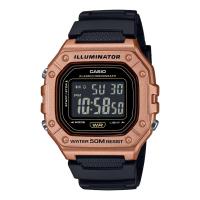 Casio W-218HM-5BV | Reloj Digital Retro con Resistencia al Agua y Diseño Marrón Metálico - details 2