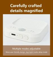 Lámpara Nocturna LED Con Sensor De Movimiento Recargable Cuadrada 3 Colores Ajustables Iluminación Para Dormitorio Escaleras Armario - details 8
