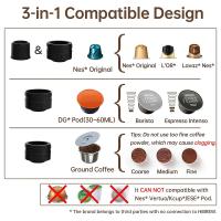 HiBREW H4A Máquina de Café Portátil para Coche de 80W con Caja de Regalo, Extracción a 15 Bar DC 12V, Cafetera de Cápsulas 3-en-1 Caliente/Fría - details 16