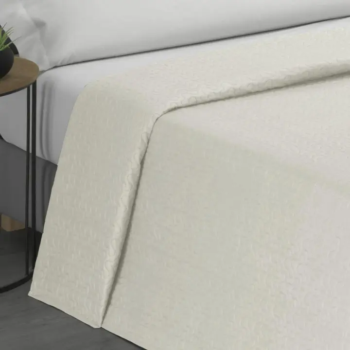 Donegal Collections - Colcha Bouti Lisa Reversible Belmonte + Funda Cojines - Disponible en diferentes colores - Primavera/Verano - Ligeras y Suaves - 1