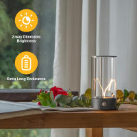 Lámpara De Mesa LED Magnética Con Control Táctil Recargable Por USB Luz Nocturna Para Dormitorio Iluminación Ambiente Rectangular - details 6