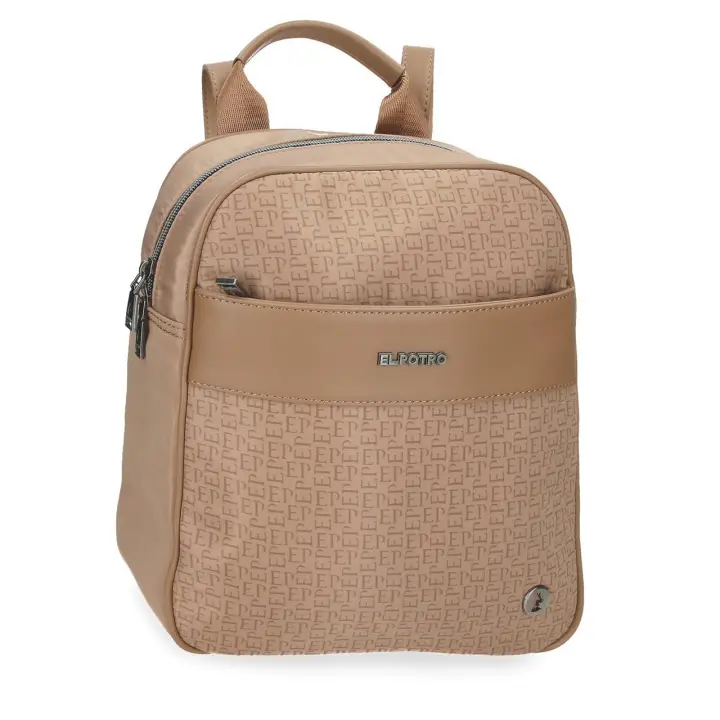 Mochila casual El Potro Luna 28cm beige - 1