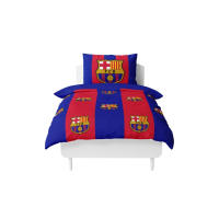 MOZURU Funda Nórdica Blaugrana de Microfibra - Tamaño 135 x 200 cm, Fútbol Club Barcelona - - details 0