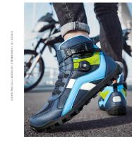 Botas De Motocicleta Ultrafinas Transpirables Antideslizantes Para Ciclismo Y Turismo Con Protección De Tornillo Material De Cuero Y Spandex - details 18