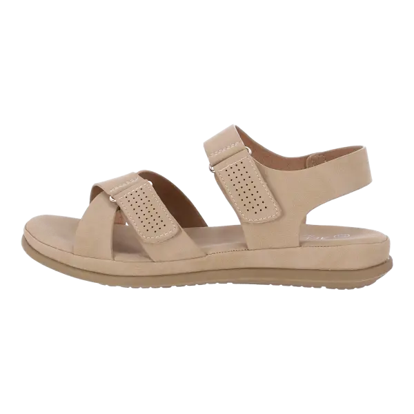 Teovel Sandalia de Mujer - Plantilla Anatómica - Referencia 6195-Q2 - Cierre Velcro - Altura Suela 2cm - Total Comodidad - - 1
