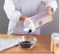 Caja De Almacenamiento Para Alimentos Con Capacidad Grande Y Organizadores Múltiples Transparente Anti-Humedad Para Cocina - details 0
