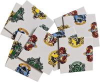 ROMPECABEZAS - Puzzle Challenger - Escudos de las Casas - Puzzle de Cartas - Para Fans de Harry Potter - Contiene 9 cartas y Reglas del Juego - FOXMIND - details 0