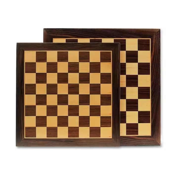 Cayro - Tablero Ajedrez - Madera Oscura - Tamaño de 40 x 40 cm - Calidad Artesanal - Acabado Impecable - Diseño Elegante - Resistente y Duradero Hecho a Mano - 1