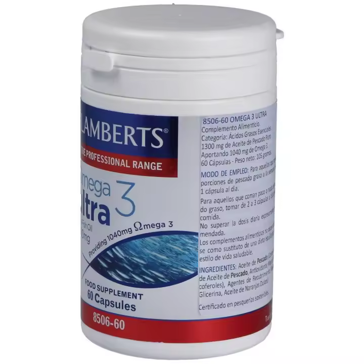 Omega 3 Ultra Aceite De Pescado Puro 1300Mg 60 Cápsulas - 1