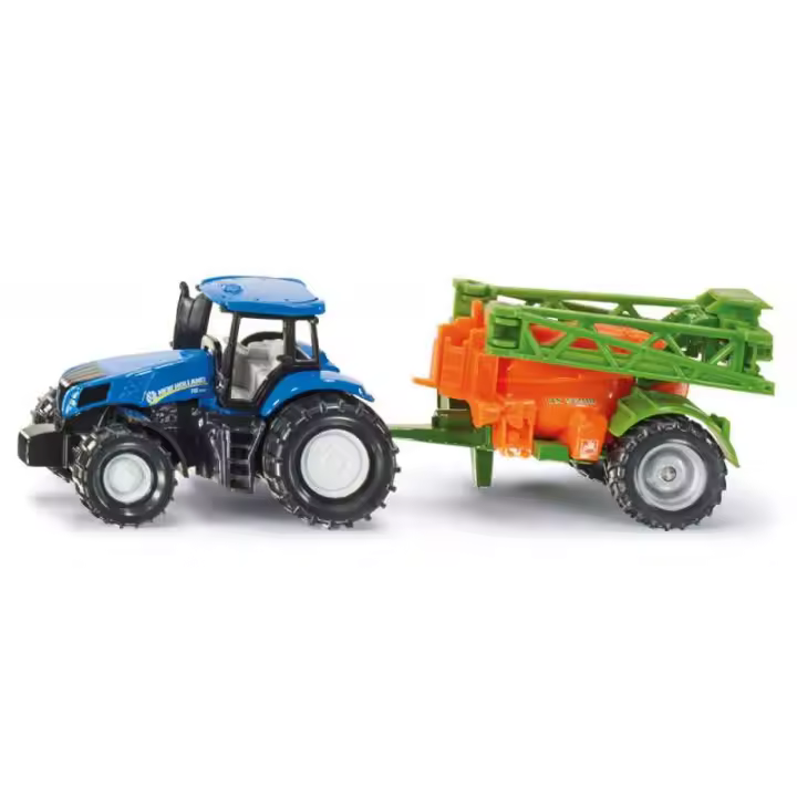 Siku Tractor New Holland Amazone Pulverizador Granjas Europeas - 1