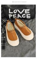 Nuevos Zapatos De Lana Para Mujer 2024 Botas De Nieve De Plataforma Calientes Antideslizantes Exteriores Para Al Aire Libre Con Lona Y Suela De EVA Zapatos De Invierno Con Forro De Peluche Corto - details 18