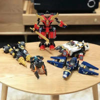 Bloques De Construcción Mecha Titan Robot 703pcs 4en1 Super Combinación Juguete Para Niños Regalo Para Niños De 6 a 12 Años Material ABS Tamaño Pequeño Compatible Con Lego - details 4