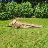 Carpa Ultraligera Para Solos Impermeable Para Acampar Y Senderismo Con Material De Tela 600D Oxford Y Reflectante LIXADA - details 9