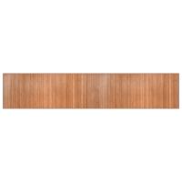 vidaXL Alfombra rectangular bambú 80x400 cm Color Negro,  Natural,  Marrón y mas Alfombras de área  Alfombra de Piso para Sala de Estar Dormitorio Habitación Salón - details 4