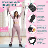 Kit De Barril De Pilates Con Bandas De Resistencia Multifuncional Para Gimnasio Doméstico Portátil Ejercicios De Complejidad Baja Para El Cuerpo Completo - details 2