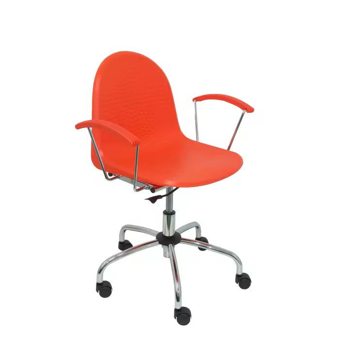 Silla Giratoria Ergonómica Piqueras Y Crespo, Regulable en Altura y con Ruedas de Nailon - 1