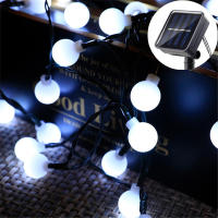 Luces De Cadena Solar Para Exterior 100 LED Balón Impermeable Luces Globales Solares Para Jardín Patio Fiesta De Navidad Decoración Exterior - details 8