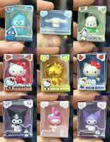 Muñecos De Colección Mini Sanrio Family Rice Grain Hello Kitty Kuromi Figuras De Acción Hechas a Mano Caja Sorpresa Para Niñas - details 6