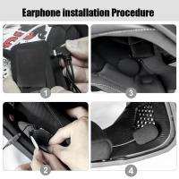EJEAS V6 Pro+ V4 plus Accesorios Para Casco De Motocicleta Intercomunicador Microfono Altavoz Auricular Base Adhesiva Clip De Montaje - details 8