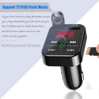 Kit De Teléfono Móvil Para Coche Podofo Bluetooth FM Transmisor Con Pantalla LCD Reproductor MP3 Tarjeta TF Cargador Dual USB 2.1A - details 8