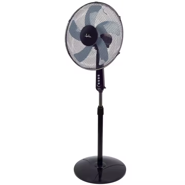 Jata Ventilador de Pie, 50 W, 5 Aspas de 44 cm de diámetro, Oscilante, 3 Velocidades, Altura Ajustable 130 cm, Silencioso - JVVP3135 - 1