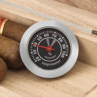 Higrómetro Mecánico Analógico Diseño Redondo Ideal Para Humidor Y Monitoreo De Humedad Interior - details 4