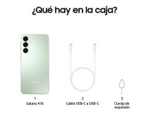 Smartphone Samsung Galaxy A16 4GB/ 128GB/ 6.7"/ Verde Claro (Condición Nuevo) 3 años garantia Europeo - details 1